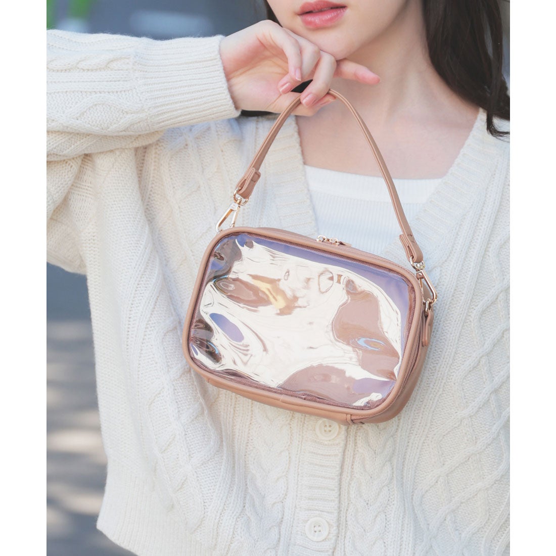 Honeys ぬいぐるみポーチ／横 ポーチ 推し活 ぬいぐるみポーチ ぬい