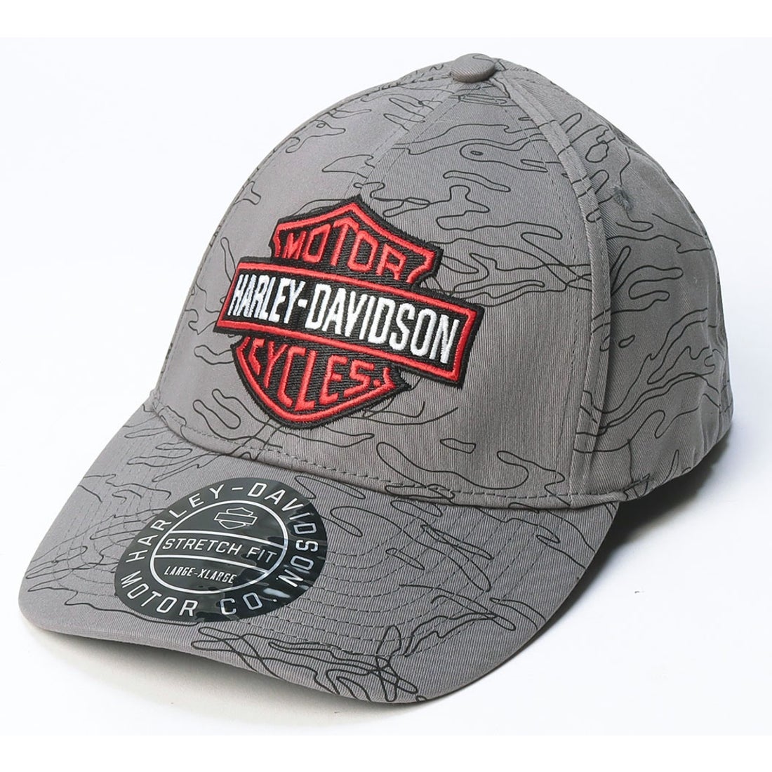 エンフレームバー＆シールドストレッチフィットベースボールキャップ