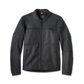 Willie G(TM)スカルグラフィック・レザー・ライディング・ジャケット