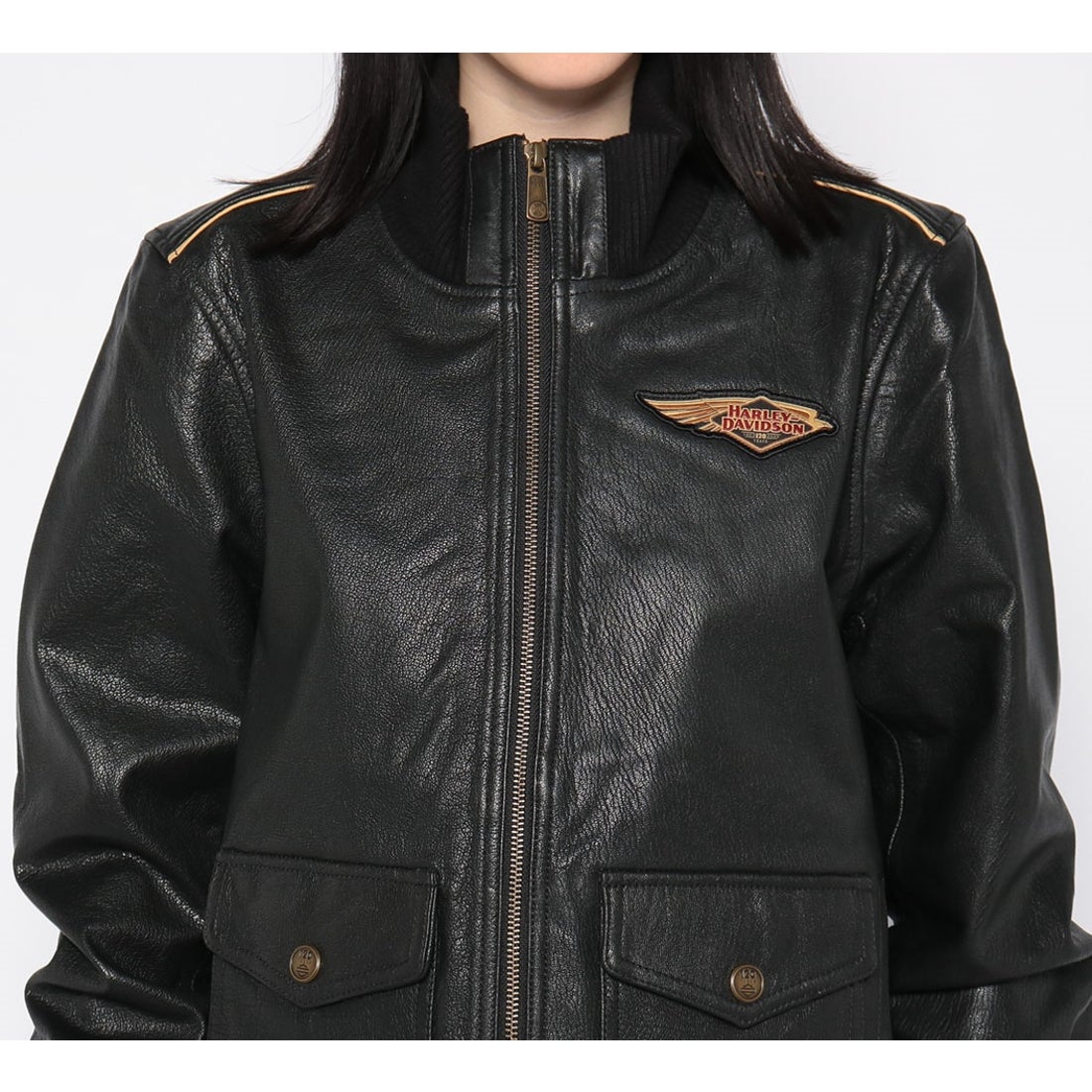 120周年記念ボンバーレザージャケット -ハーレーダビッドソン公式