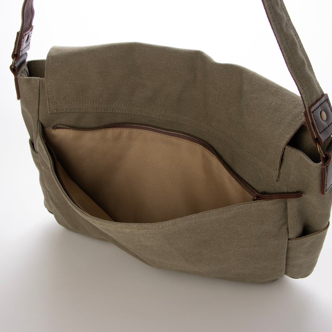 ハンプコウボウ 帆布工房 VINTAGE2 横型ショルダーバッグ （076