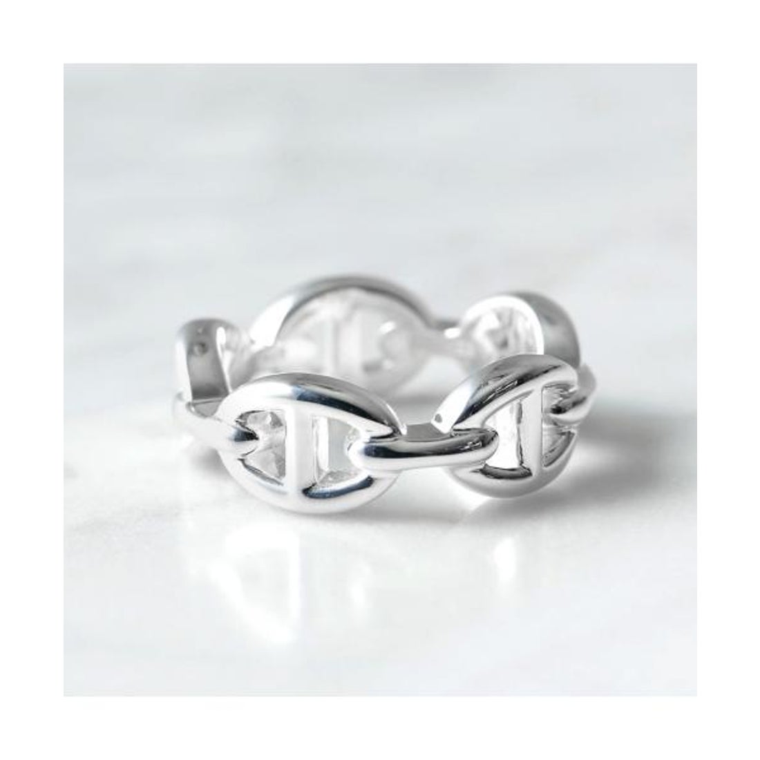 エルメス Hermes HERMES リング アンシェネ PM シェーヌダンクル