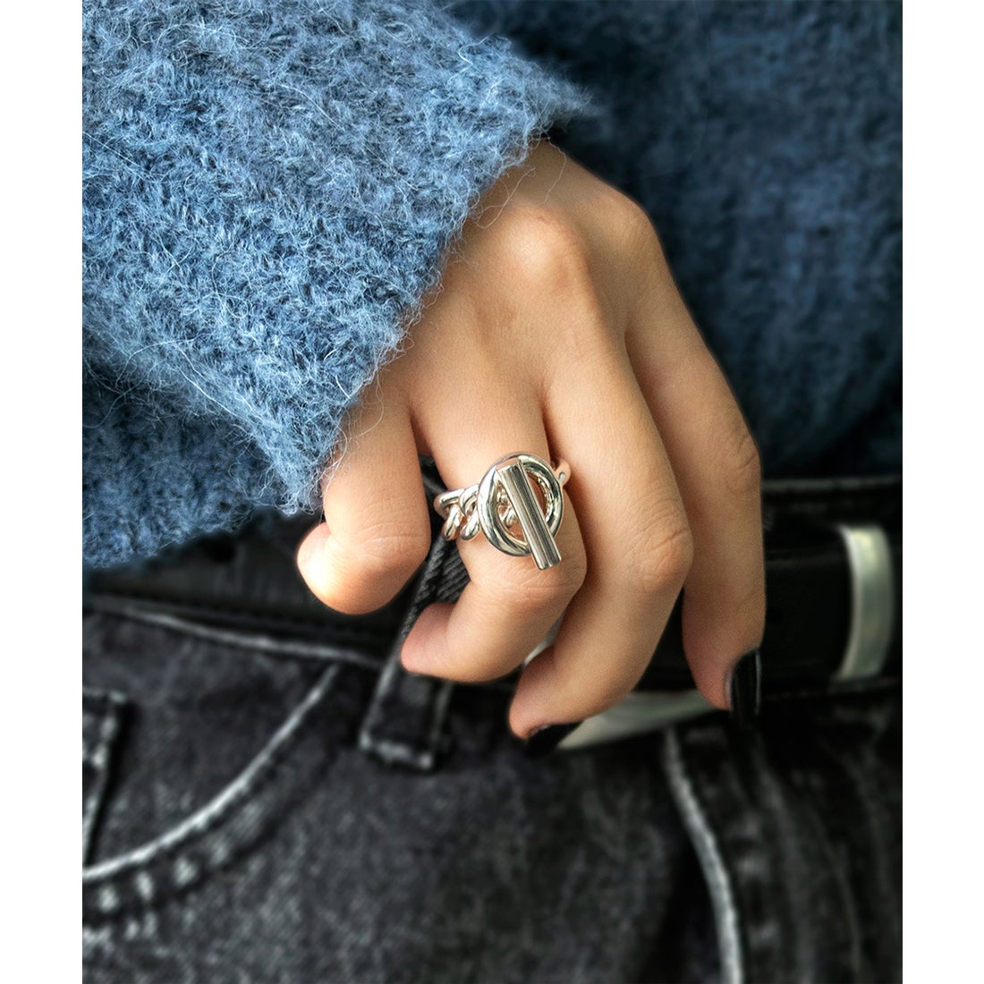 エルメス Hermes HERMES エルメス CROISETTE クロワゼット リング 指輪