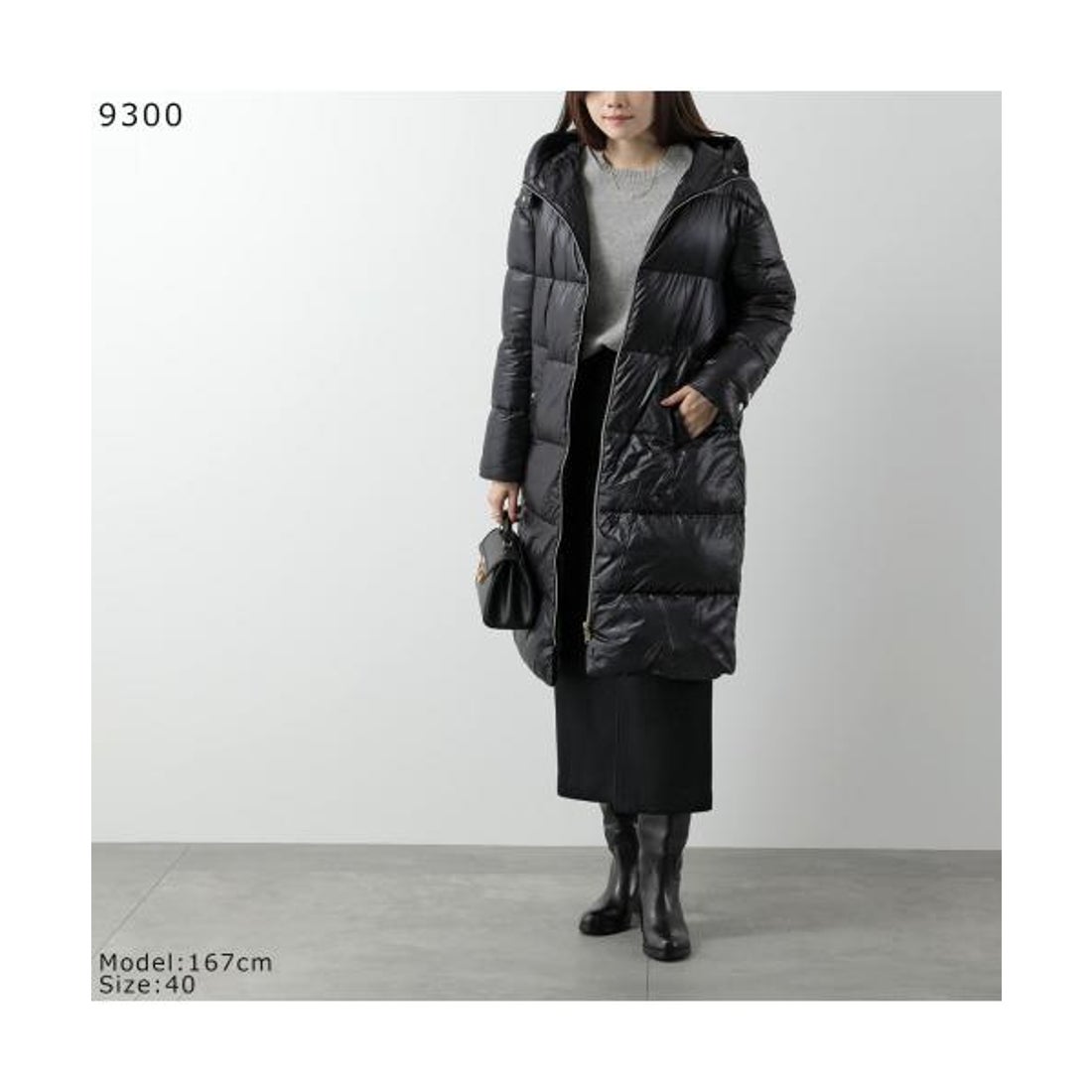 ヘルノ HERNO HERNO ダウンコート PI001519D 12017Z フード付き （1985