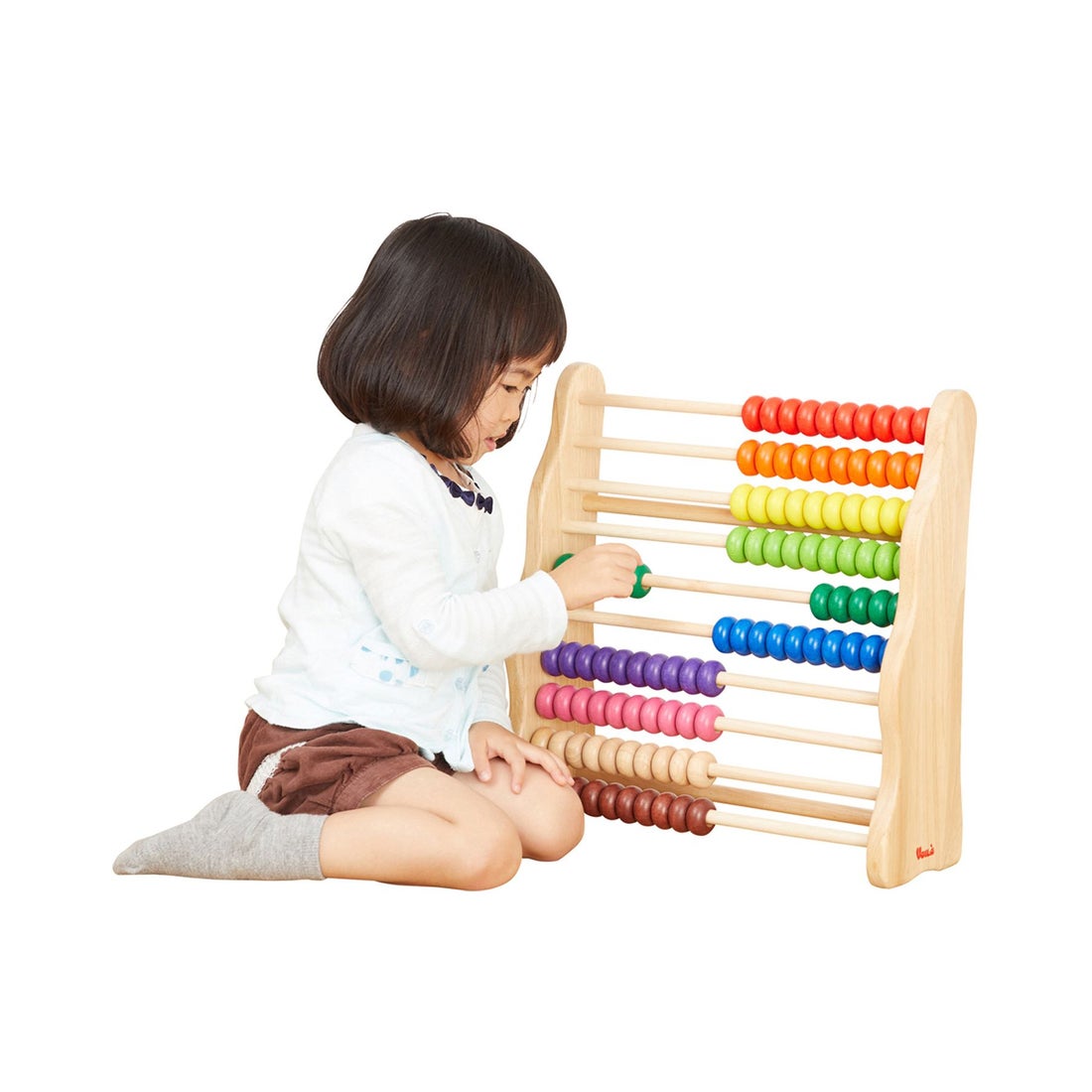 ボイラ VOILA 知育玩具 木のおもちゃ 100玉そろばん 3歳から対応