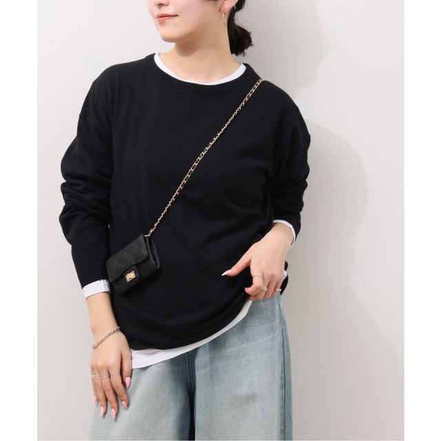 イエナ IENA キッドモヘヤミックス 片畦プルオーバー （グレー