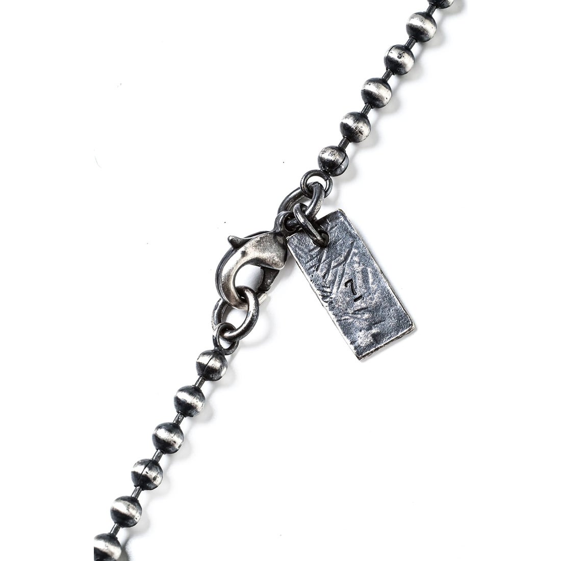 ユリウス JULIUS DogTag Ball Chain Necklace（SILVER） -FASCINATE