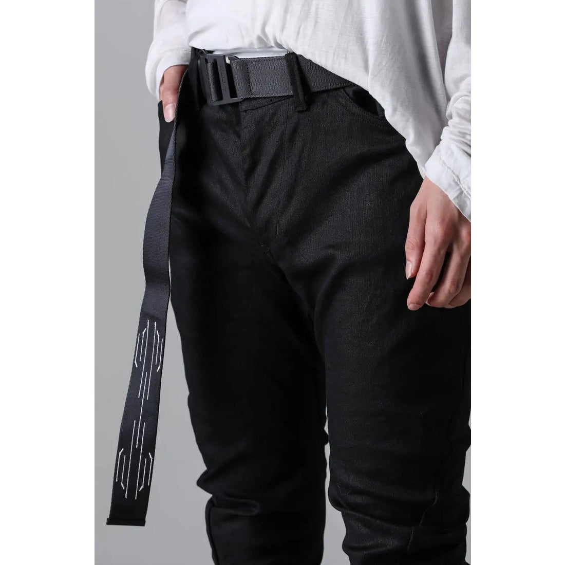 ユリウス JULIUS Nylon Tape Belt （BLACK） -デザイナーズ