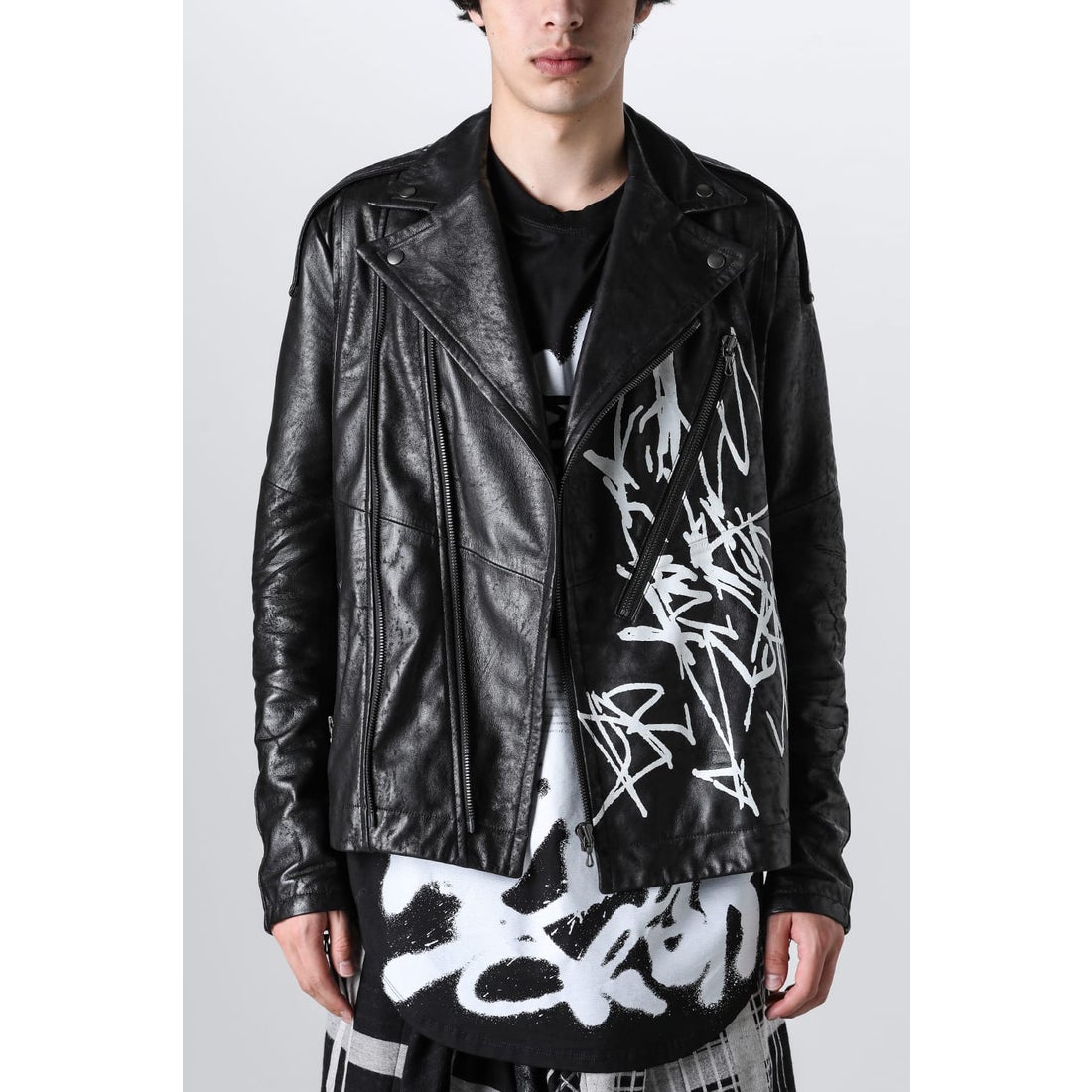 JULIUS Ana-Moto JD Leather Jacket （Black） - Osaka / Kyoto