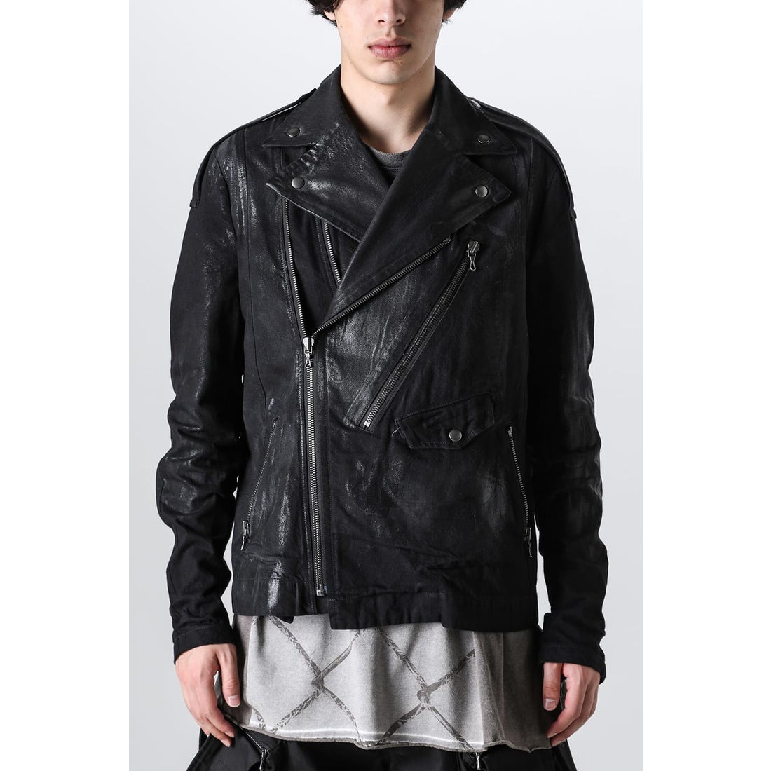 ユリウス JULIUS Ana-Moto JD Biker Jacket（Black） 通販 大阪心斎橋