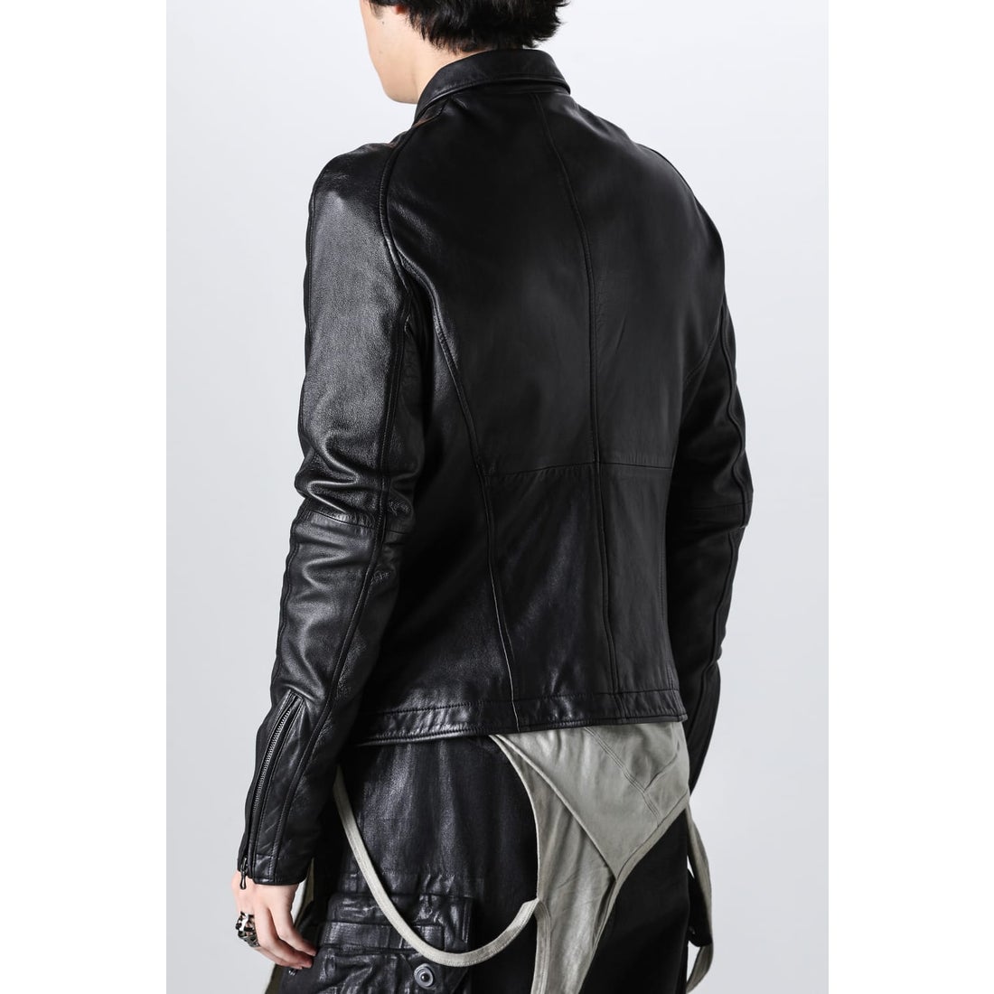 ユリウス JULIUS Leather Jacket （Black） -デザイナーズファッション