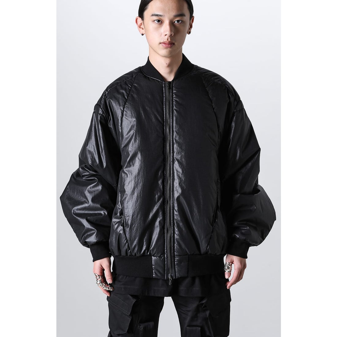 ユリウス JULIUS Bonmber Jacket （Black） 通販 大阪心斎橋/京都
