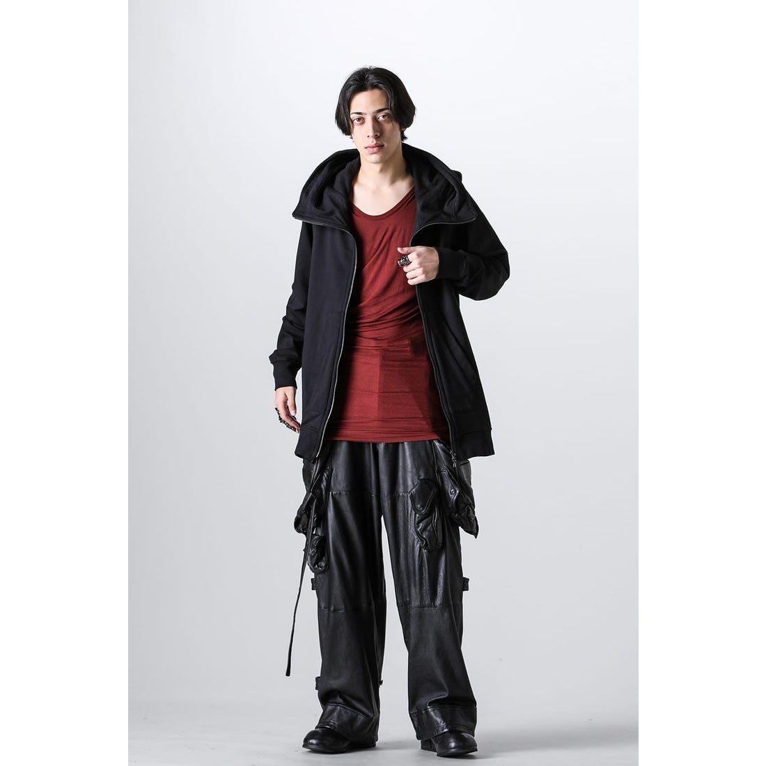 JULIUS Hooded Parka （Black） - Osaka / Kyoto Stores, Ship