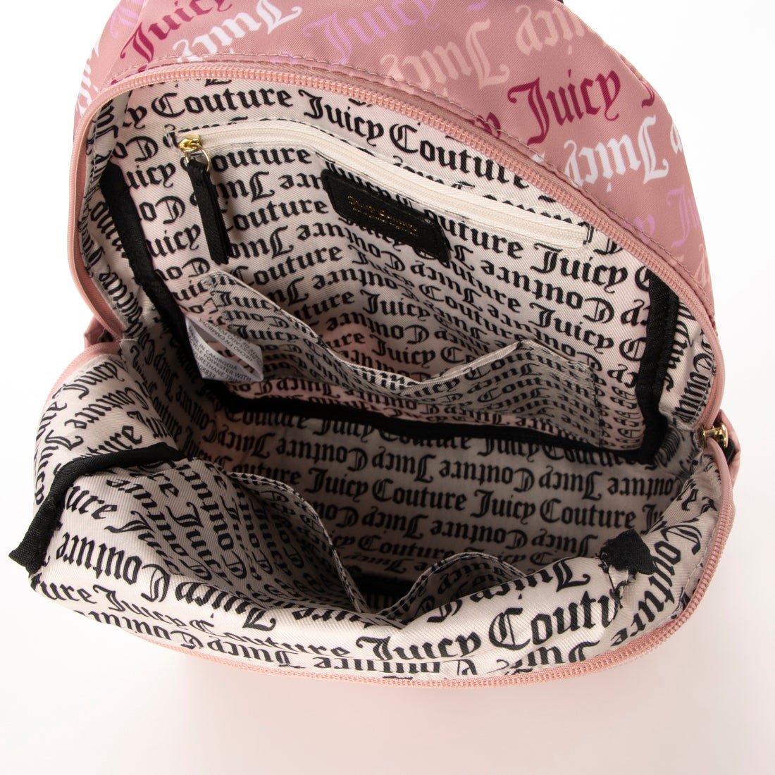 ジューシークチュール Juicy Couture ☆ピンクロゴプリント柄リュック