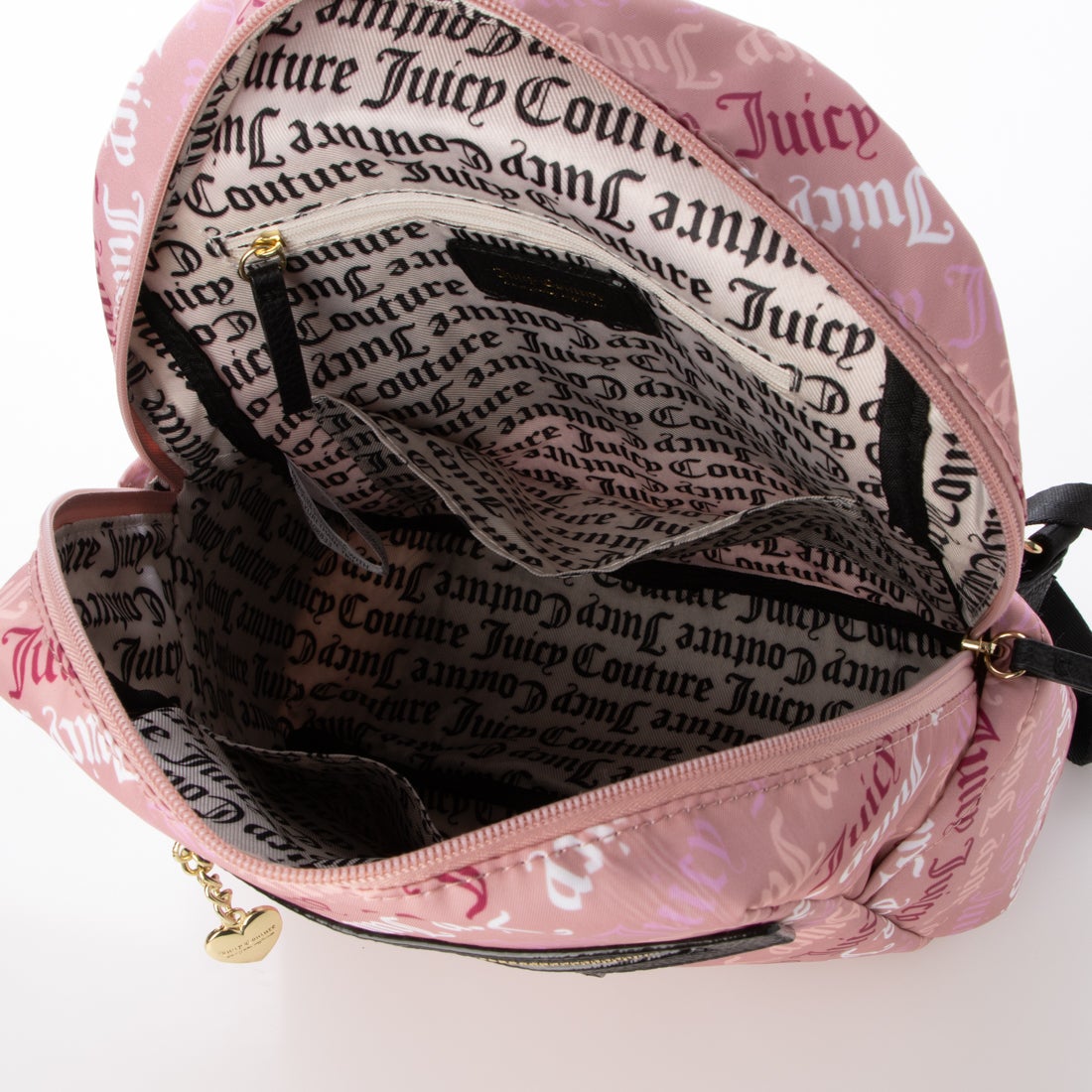 ジューシークチュール Juicy Couture ☆ピンクロゴプリント柄リュック