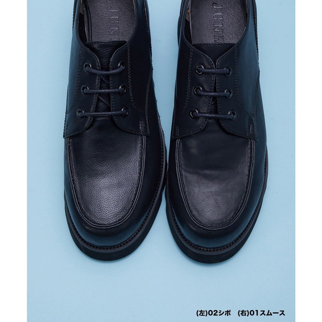 ジュンレッド JUNRed シンセティックレザープラットフォームシューズ