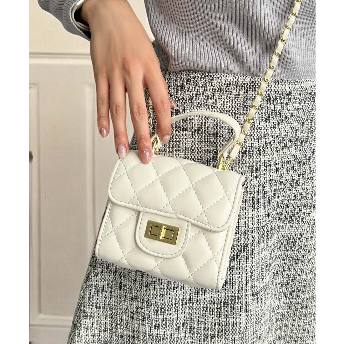 ジュリアブティック JULIA BOUTIQUE キルティングチェーンミニバッグ