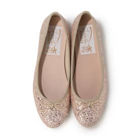 ラウンドトゥバレエシューズ(B1601A) （シルバーZ） -レディース