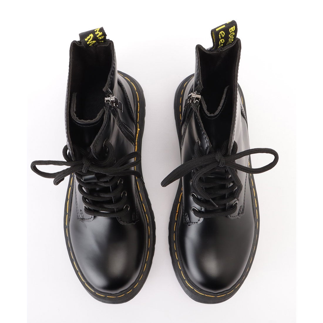 レースレディース Lace Ladies ステッチデザインレザー調レースアップ