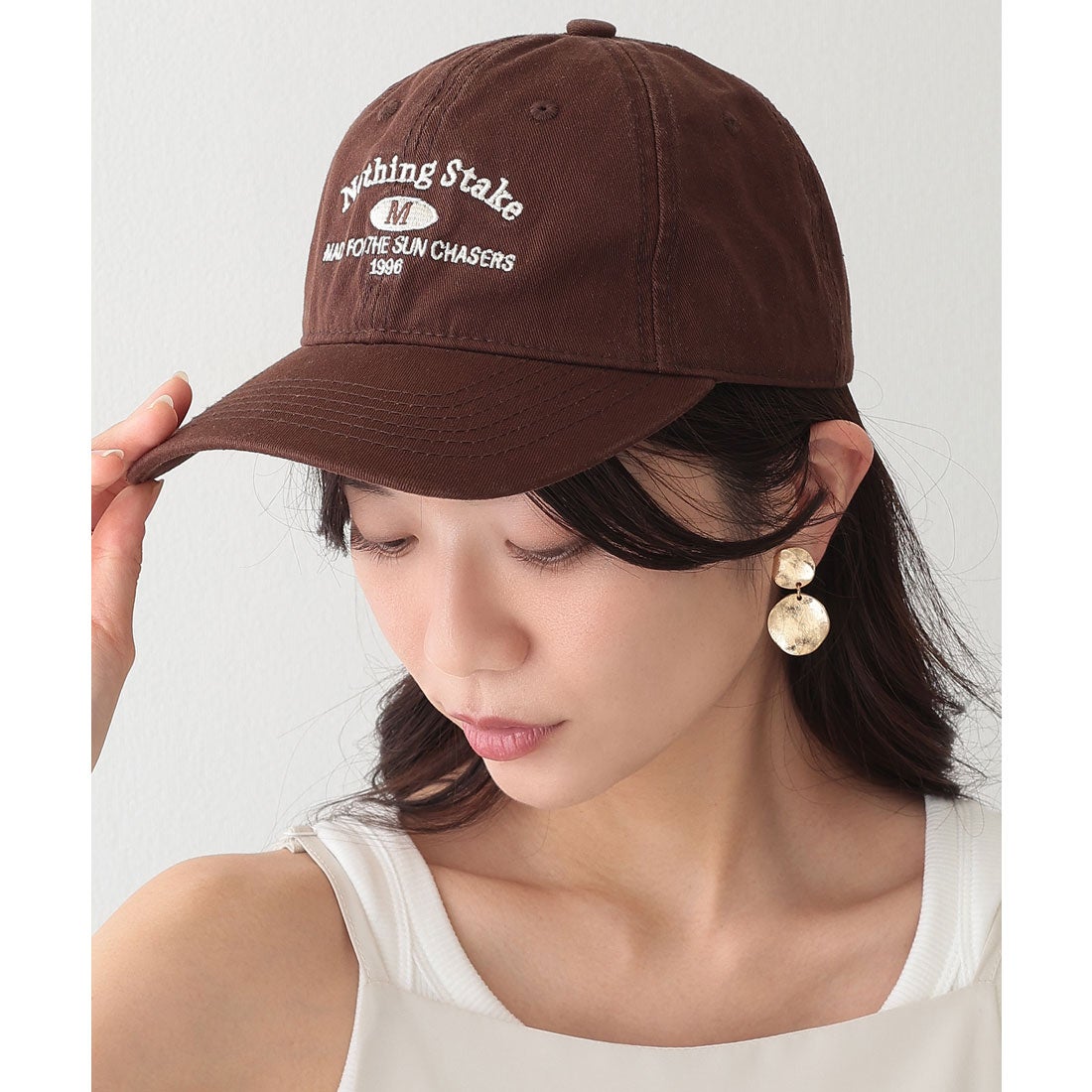 レースレディース Lace Ladies 配色 ロゴ 刺繍 ベースボール キャップ