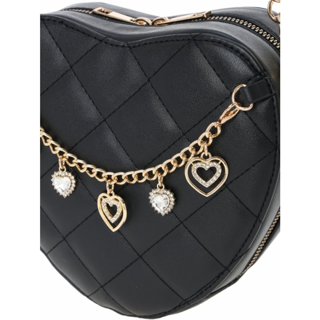 ルディックパーク Ludic Park チェーンチャーム付きハート型ショルダー