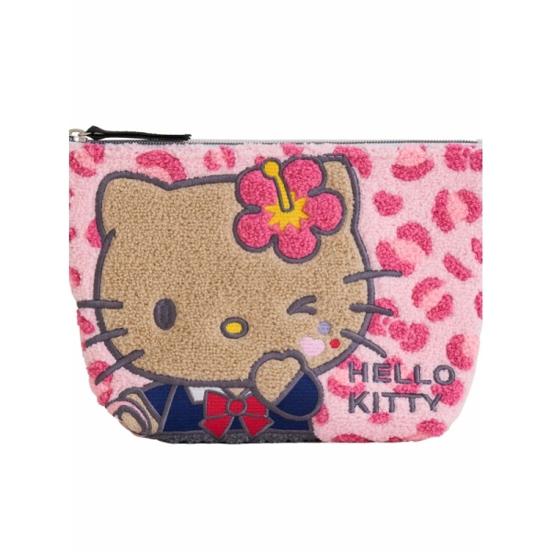 ルディックパーク Ludic Park ハローキティ日焼けヒョウ柄ポーチ