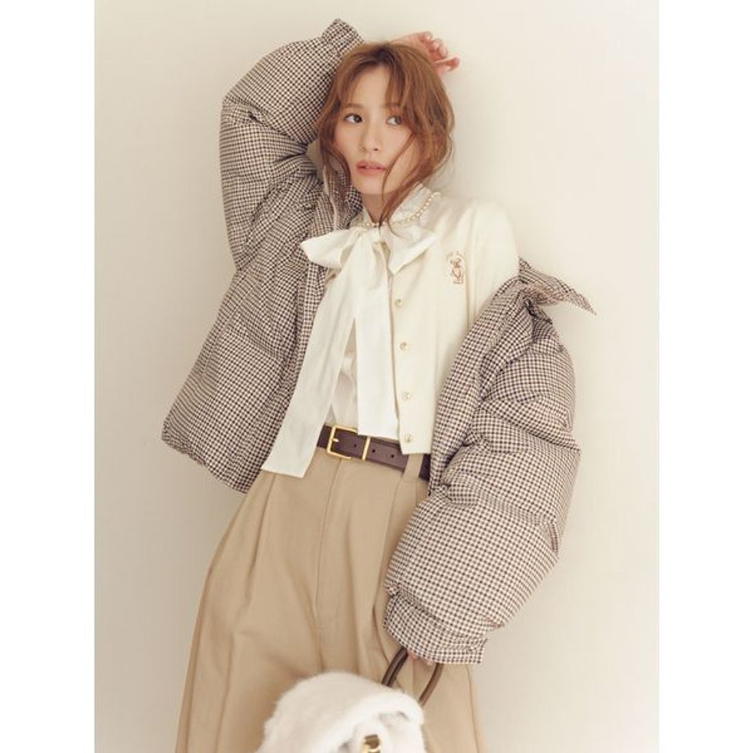 リリーブラウン LILY BROWN 【WEB限定カラー】recycleリボンダウン