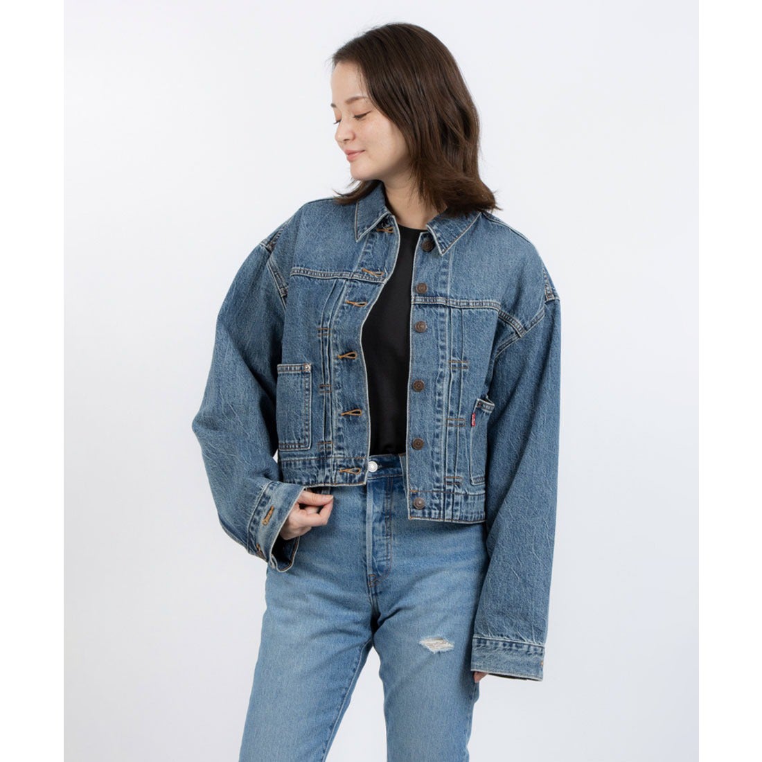 リーバイス LEVI'S 90S トラッカージャケット ダークインディゴ MISSED