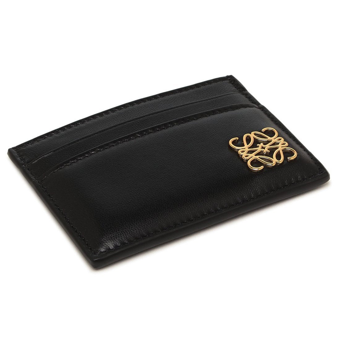ロエベ LOEWE カードケース アナグラム パファー ブラック レディース