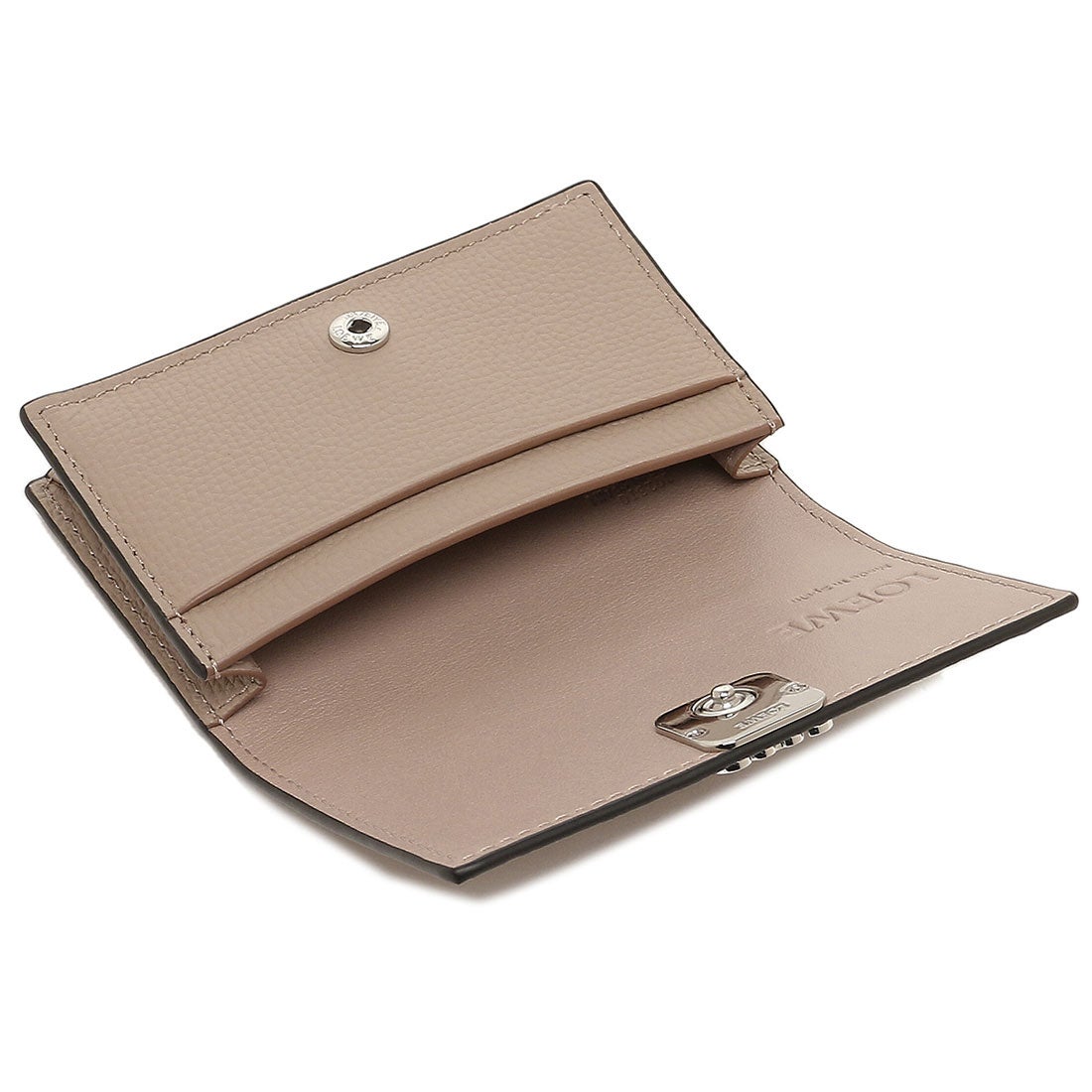 ロエベ LOEWE カードケース アナグラム ベージュ レディース LOEWE