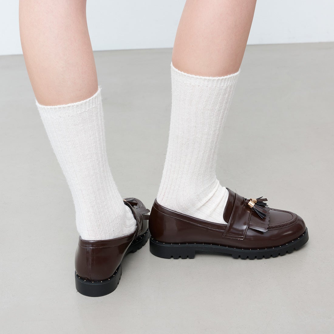 タッセルローファー(SP035) （Dブラウン） -レディースシューズ｜Launa