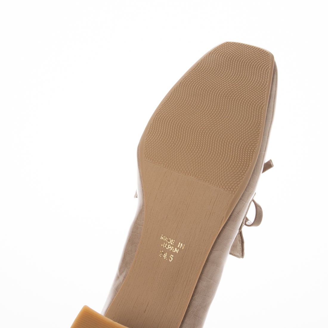 レイン対応】チャンキーヒールパンプス(R9008) （ベージュE