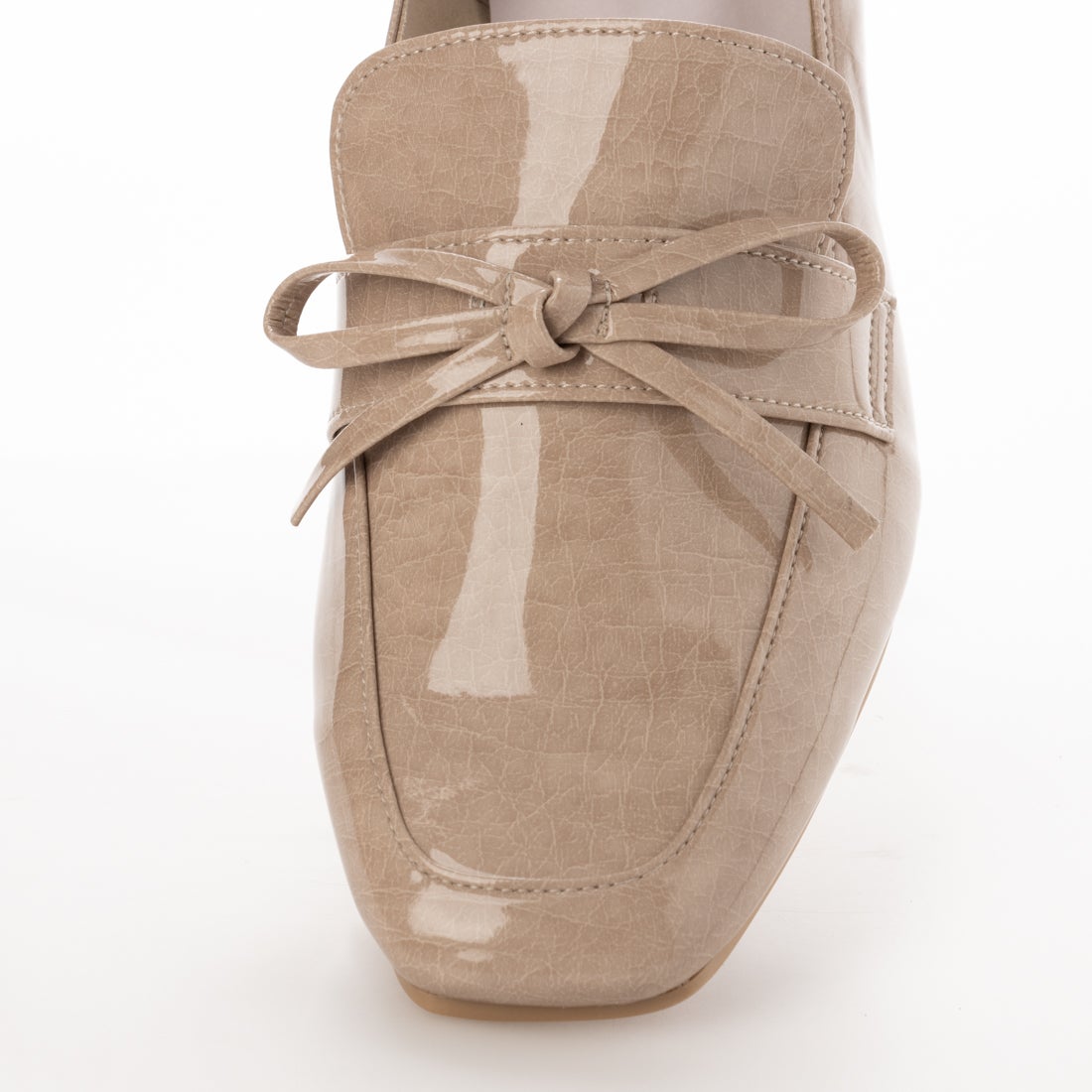 レイン対応】チャンキーヒールパンプス(R9008) （ベージュE