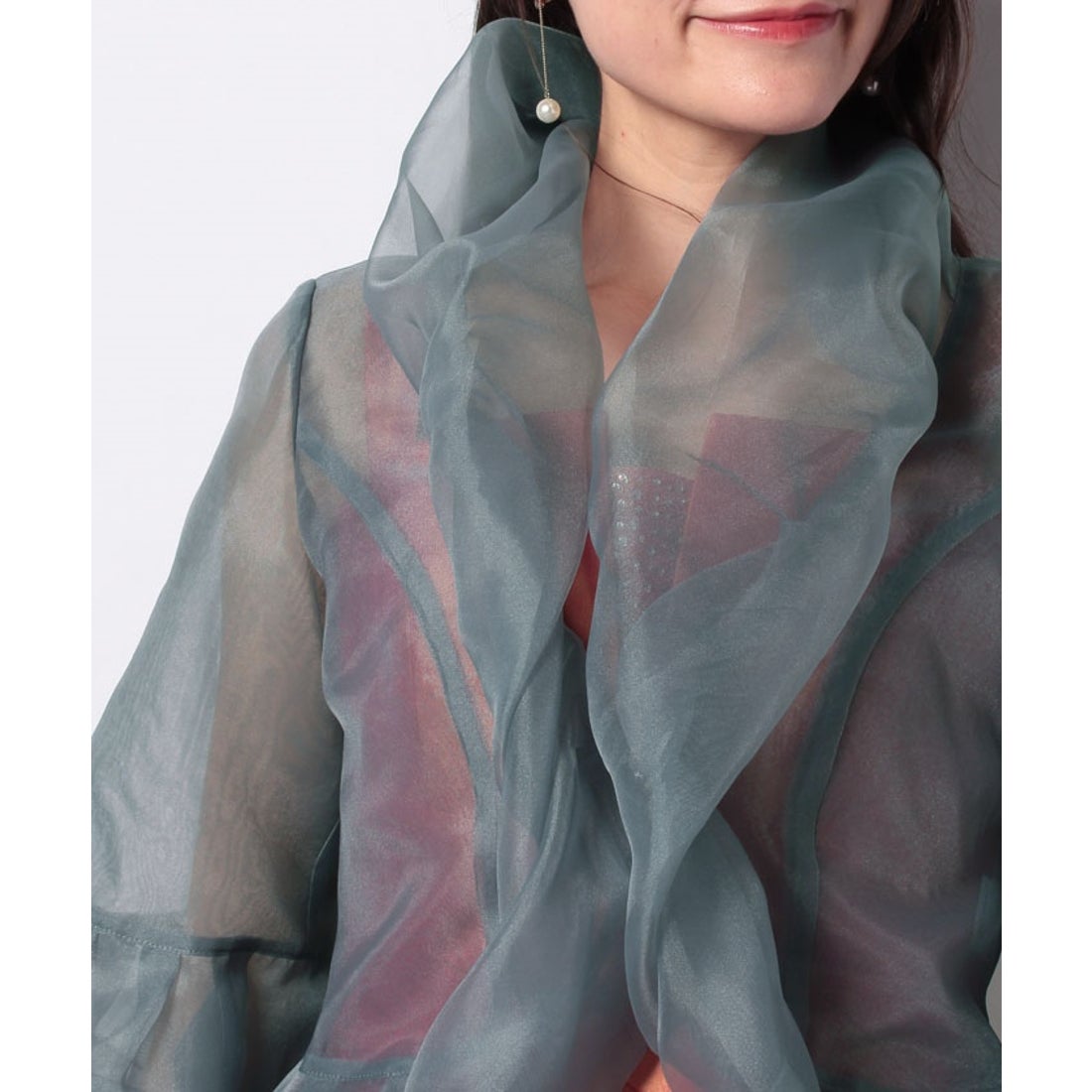 ラフェスタ シック La Festa Chic 【フォーマル】オーガンジーボレロ