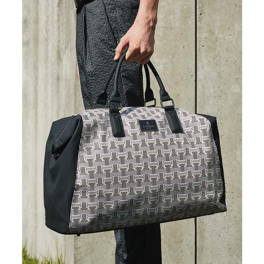 LANVIN SPORT JLモノグラム柄ボストンバッグ -デサントストア-DESCENTE