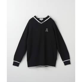 LANVIN SPORT ロング丈ニット【蓄熱保温ライナー付き】 -デサント