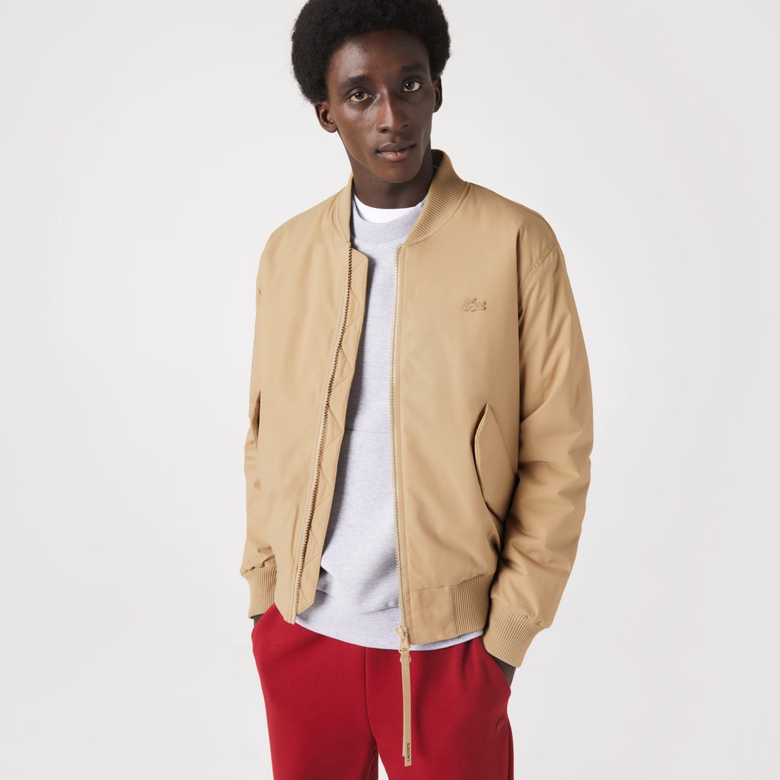 ラコステ LACOSTE 撥水サーモアインサレーションボンバージャケット