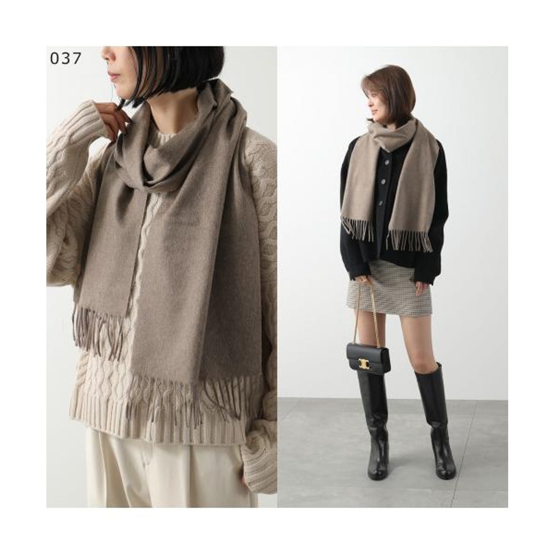 マックスマーラ Max Mara MAX MARA マフラー WSDALIA ピュア カシミヤ