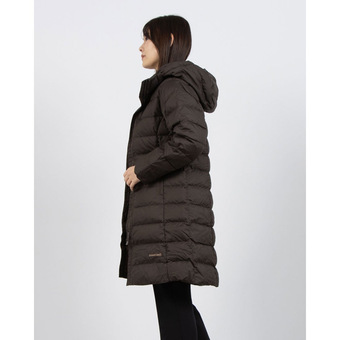 モンベル mont-bell トラベルダウンロングコート Women's （ブラウン