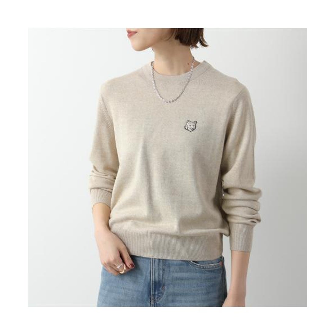 メゾンキツネ MAISON KITSUNE MAISON KITSUNE セーター MW00801KT1036