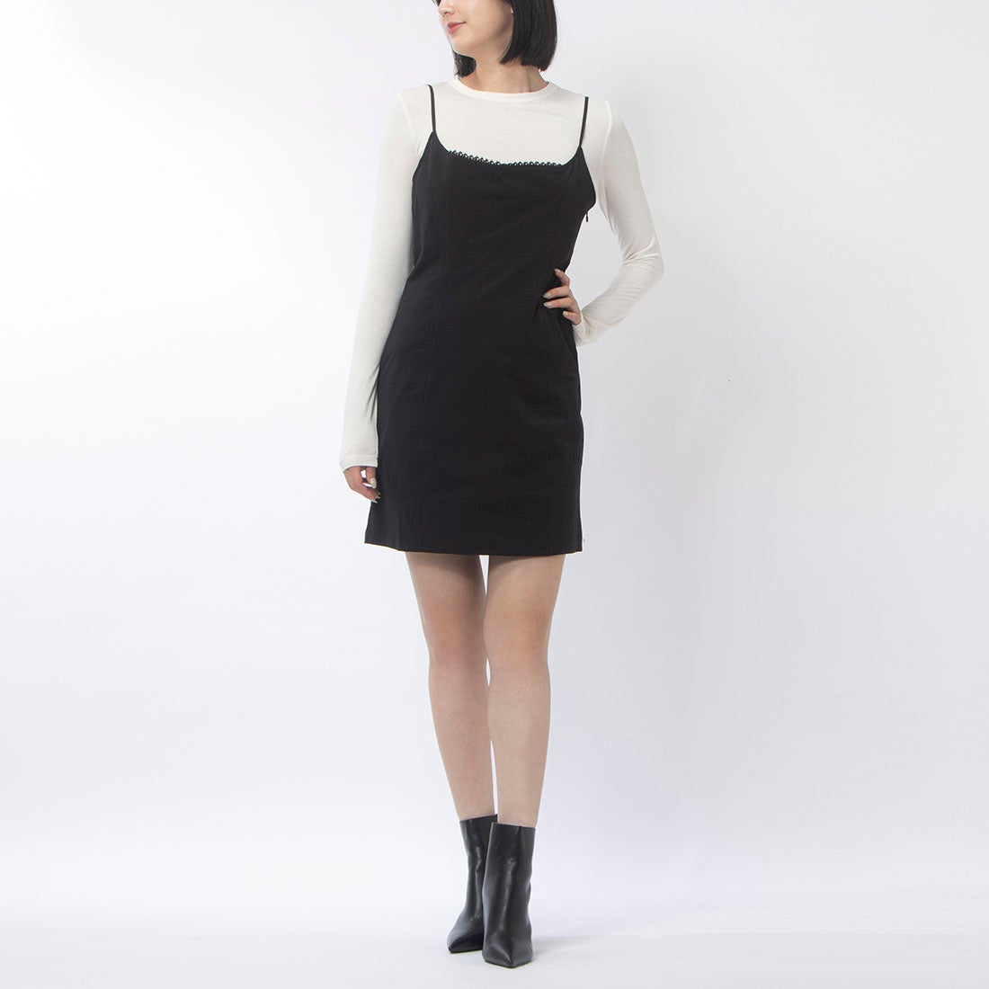 ミニワンピース .-- NATA （ブラック） -MANGO - マンゴ公式オンライン