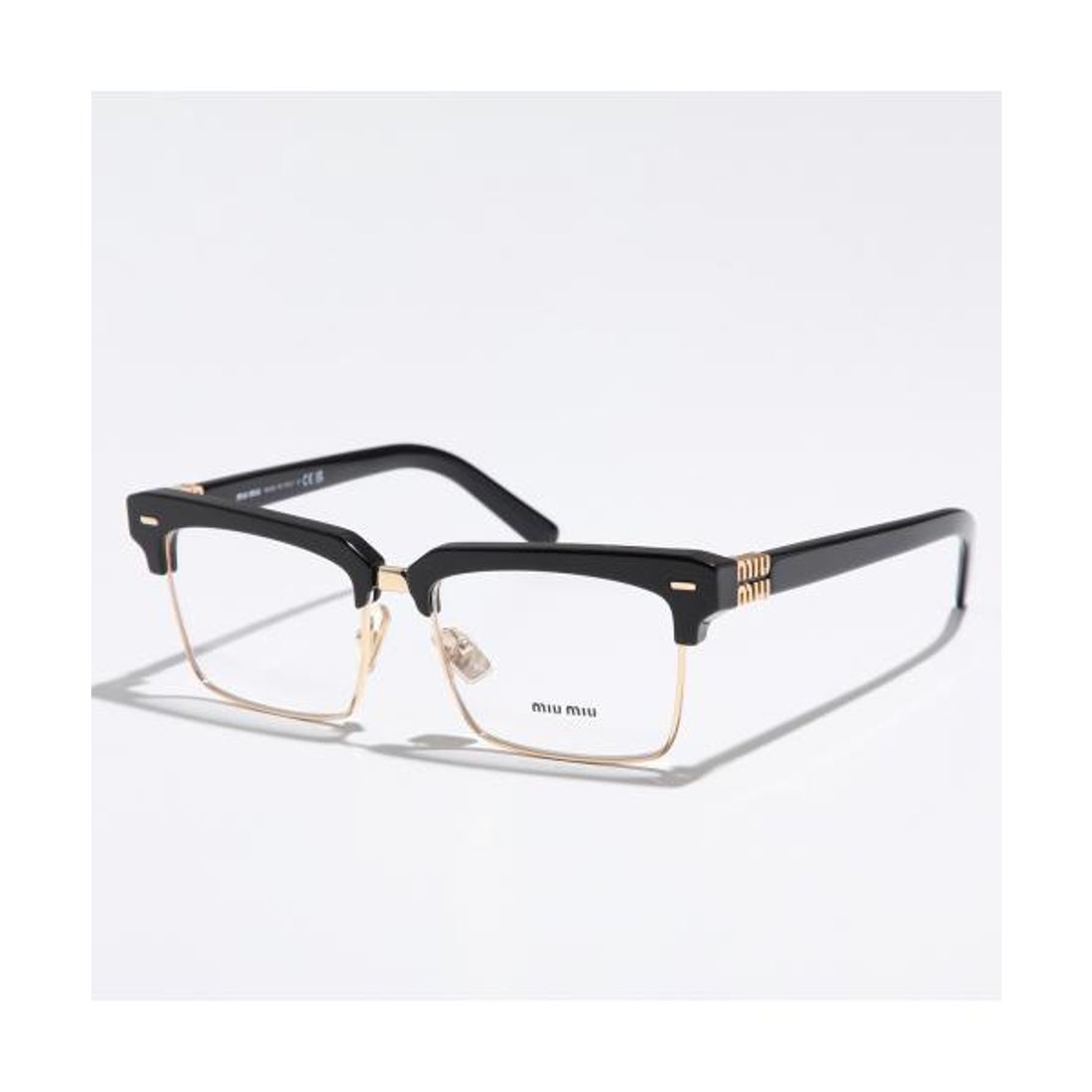 ミュウミュウ Miu Miu MIUMIU メガネ 0MU 11XV スクエア ブロー型