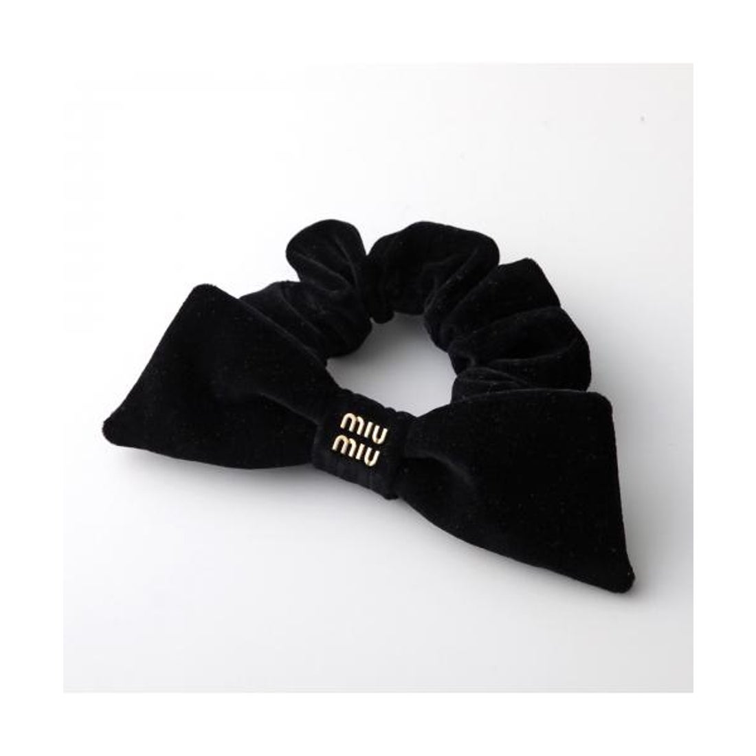 ミュウミュウ Miu Miu MIUMIU シュシュ 5IF181 068 ベルベット リボン