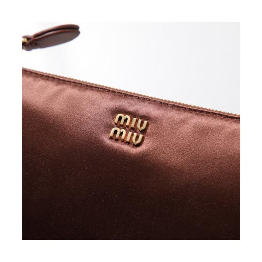 ミュウミュウ Miu Miu MIUMIU ポーチ 5NI007 049 ハンドバッグ サテン