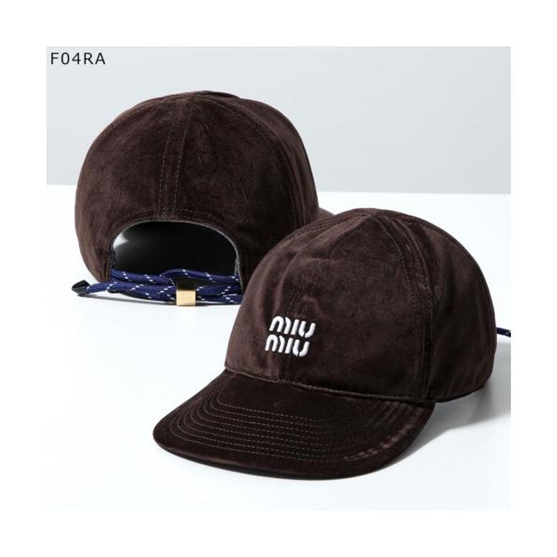 ミュウミュウ Miu Miu MIUMIU ベースボールキャップ 5HC369 2CUA