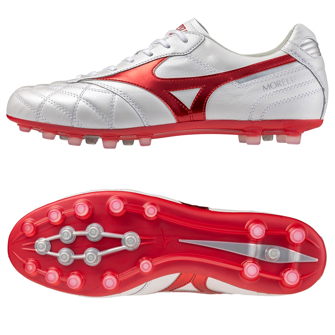 MIZUNO ミズノ モレリア 2 JAPAN AG (ホワイト×レッド) P1GA250360