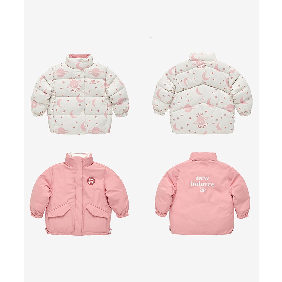 ニューバランス New Balance グースダウンジャケット リバーシブル