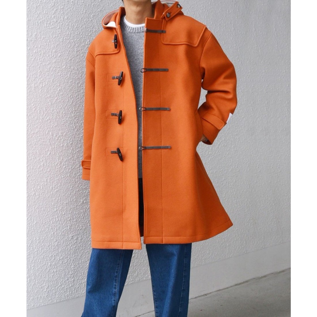 シップス エニィ SHIPS any SHIPS any: PURE WOOL MELTON ダッフル