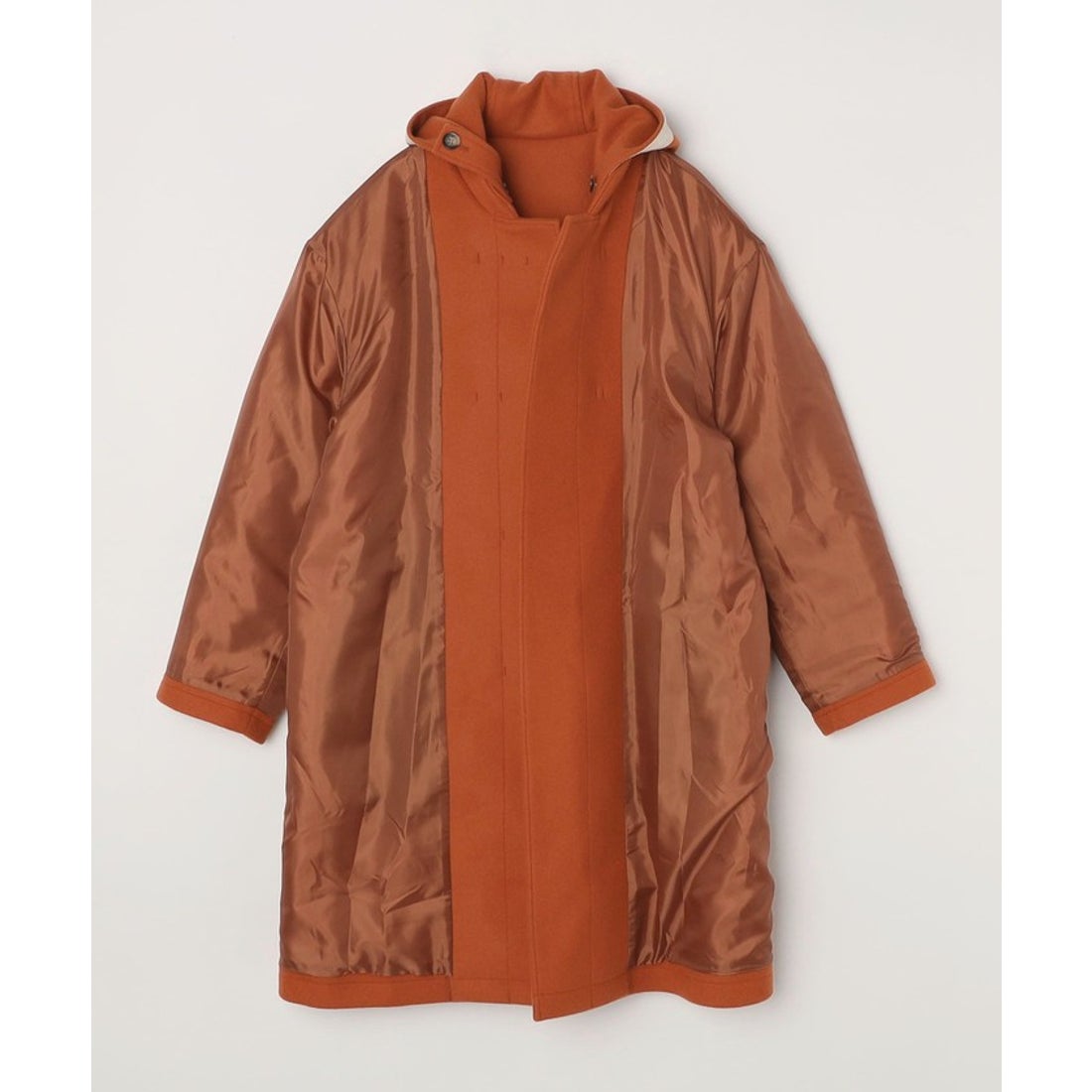 シップス エニィ SHIPS any SHIPS any: PURE WOOL MELTON ダッフル