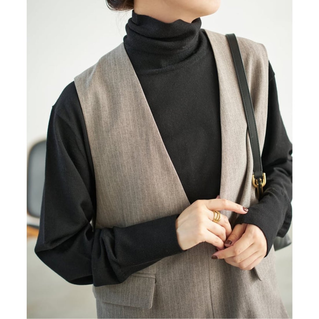 スピック＆スパン Spick & Span 《追加》18Gタートルネックプル